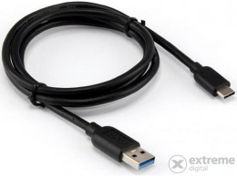 SBOX CP01-20-001 USB-USB 3.0 M/M kábel, 1m, fekete