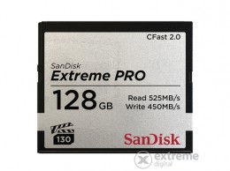 SanDisk Extreme Pro 128GB memóriakártya, CFast 2.0 (173408)