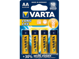 Varta Longlife LR6 AA ceruza alkáli elem, 4db