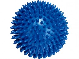 Trendy Tüskés masszírozó labda 10 cm kék