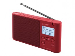 Sony XDR-S41D hordozható rádió DAB/DAB+/FM tunerrel, piros