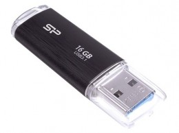 SILICON POWER Blaze B02 16GB USB 3.0 pendrive, fekete (SP016GBUF3B02V1K)