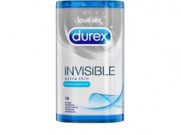 DUREX Invisible Extra Érzékeny óvszer, 10 db