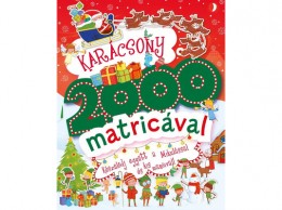 Alexandra Kiadó Rachel Gippetti - Karácsony 2000 matricával - Készülődj együtt a Mikulással és kis manóival