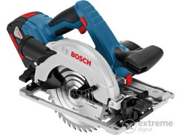 Bosch Professional GKS 18 V-57 G akkus kézi körfűrész 2x5Ah akkuval, L-Boxx+ extra körfűrészlap