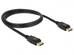 Delock Displayport 1.2 apa/apa összekötő 4K kábel, 1m