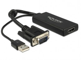 Delock VGA/HDMI (audió funkcióval) átalakító