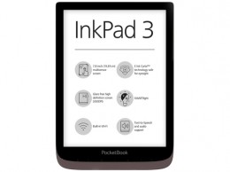 POCKETBOOK InkPad 3 7,8" ebook olvasó, fekete-barna