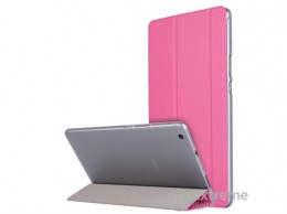 GIGAPACK Trifold álló bőr tablet tok Huawei MediaPad M3 Lite (8") készülékhez, rózsaszín