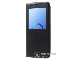 GIGAPACK View Window álló bőr tok Samsung Galaxy S9 (SM-G960) készülékhez, fekete