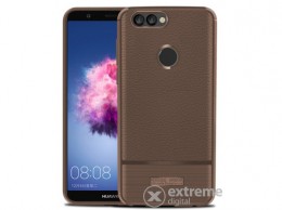 GIGAPACK gumi/szilikon tok Huawei P Smart (Enjoy 7S) készülékhez, barna