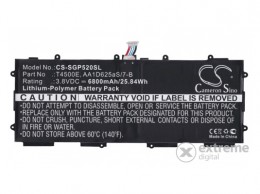 GIGAPACK 6800mAh Li-Pol akkumulátor Samsung Galaxy Tab3 (10,1") készülékhez (beépítése szakértelmet igényel!)