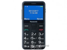 Panasonic KX-TU150 kártyafüggetlen mobiltelefon idősek számára, Black