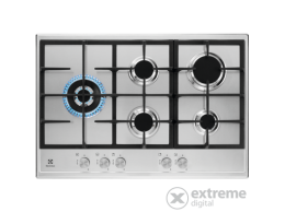 ELECTROLUX KGS7566SX Beépíthető gáz főzőlap, 75 cm, WOK égőfej