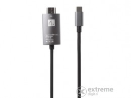 GIGAPACK USB Type-C/HDMI adatkábel, 200cm, fekete