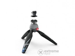 MANFROTTO Pixi Xtreme Mini tripod Gopro adapterrel, fekete