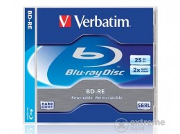 Verbatim BD-RE Blu-Ray 25GB, 1-2x, újraírható, normál tokban