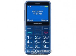 Panasonic KX-TU150 kártyafüggetlen mobiltelefon idősek számára, Blue