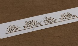 Inda és rózsa mintás tortastencil