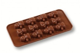 Vicces emberkék szilikon bonbon forma