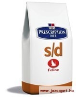 Hill&#039;s Hills Prescription Diet Feline s/d 5 kg száraztáp macskának