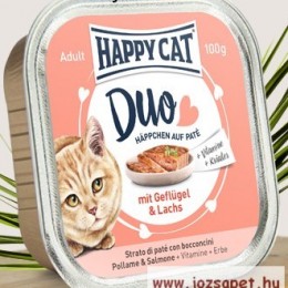 Happy Cat Happy Cat Duo pástétom, alutálkás konzerv macskaeledel 12 db--1 karton
