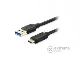 EQUIP USB-C/USB-A 3.1 apa/apa kábel, 1m (12834107)