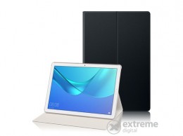 GIGAPACK álló bőr tablet tok Huawei MediaPad M5 (10,8") készülékhez, fekete