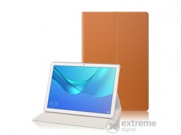 GIGAPACK álló bőr tablet tok Huawei MediaPad M5 (10,8") készülékhez, barna