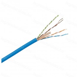 Legrand fali kábel réz Cat6 árnyékolatlan (U/UTP) 4 érpár (AWG23) PVC kék Eca 305m-kartondoboz LCS3 032755