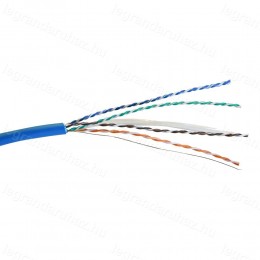 Legrand fali kábel réz Cat6 árnyékolt (F/UTP) 4 érpár (AWG23) LSZH (LSOH) kék Dca-s2,d2,a1 305m-kartondoboz LCS3 032856