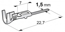 SPEC. KÁBELVÉG DUGÓ 1,5 (10 db)