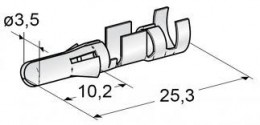 SPEC. KÁBELVÉG DUGÓ HENG. 3,5 (10 db)