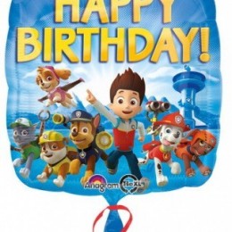 Mancs Őrjárat fólia lufi happy birthday 43cm