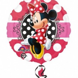 Minnie Disney fólia lufi pöttyös 43cm