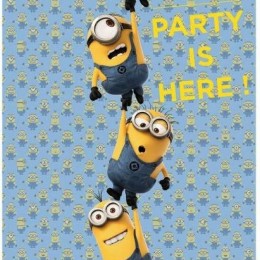 Minions ajtóposzter kék 75x150cm
