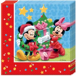 Mickey Disney szalvéta karácsony 20 db-os