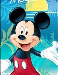 Mickey Disney törölköző, fürdőlepedő (Fast Dry)