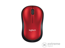 Logitech M185 vezeték nélküli optikai egér, piros