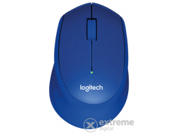 Logitech M330 Silent Plus vezeték nélküli egér, kék