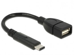 Delock Shapecable USB 2.0 Type-C apa/USB 2.0-A anya kábel, 15cm
