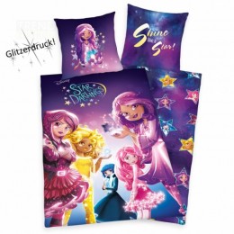 STAR DARLINGS CSILLAGOCSKÁK 2 részes gyermek ágynemű-garnitúra 135x200+80x80 cm