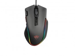 Trust GXT 188 Laban RGB vezetékes gamer egér- fekete (21789)