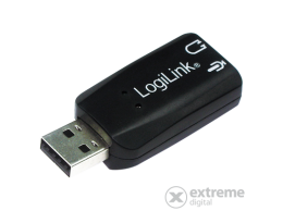 Logilink USB 2.0 audió adapter/mikrofon jack dugó