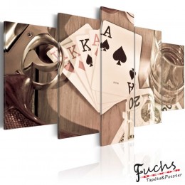 ArtGeist sp. z o o. Kép - Poker night - sepia