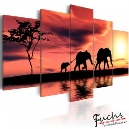 ArtGeist sp. z o o. Kép - African elephants family
