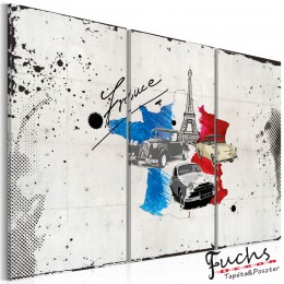 ArtGeist sp. z o o. Kép - Francia utazó - triptych