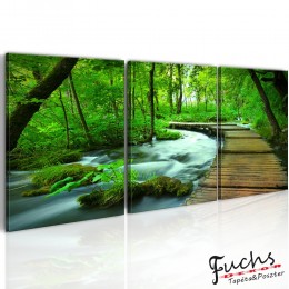 ArtGeist sp. z o o. Kép - Forest broadwalk - triptych