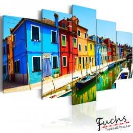ArtGeist sp. z o o. Kép - Houses in the colors of the rainbow