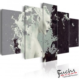 ArtGeist sp. z o o. Kép - Black or white? - 5 pieces